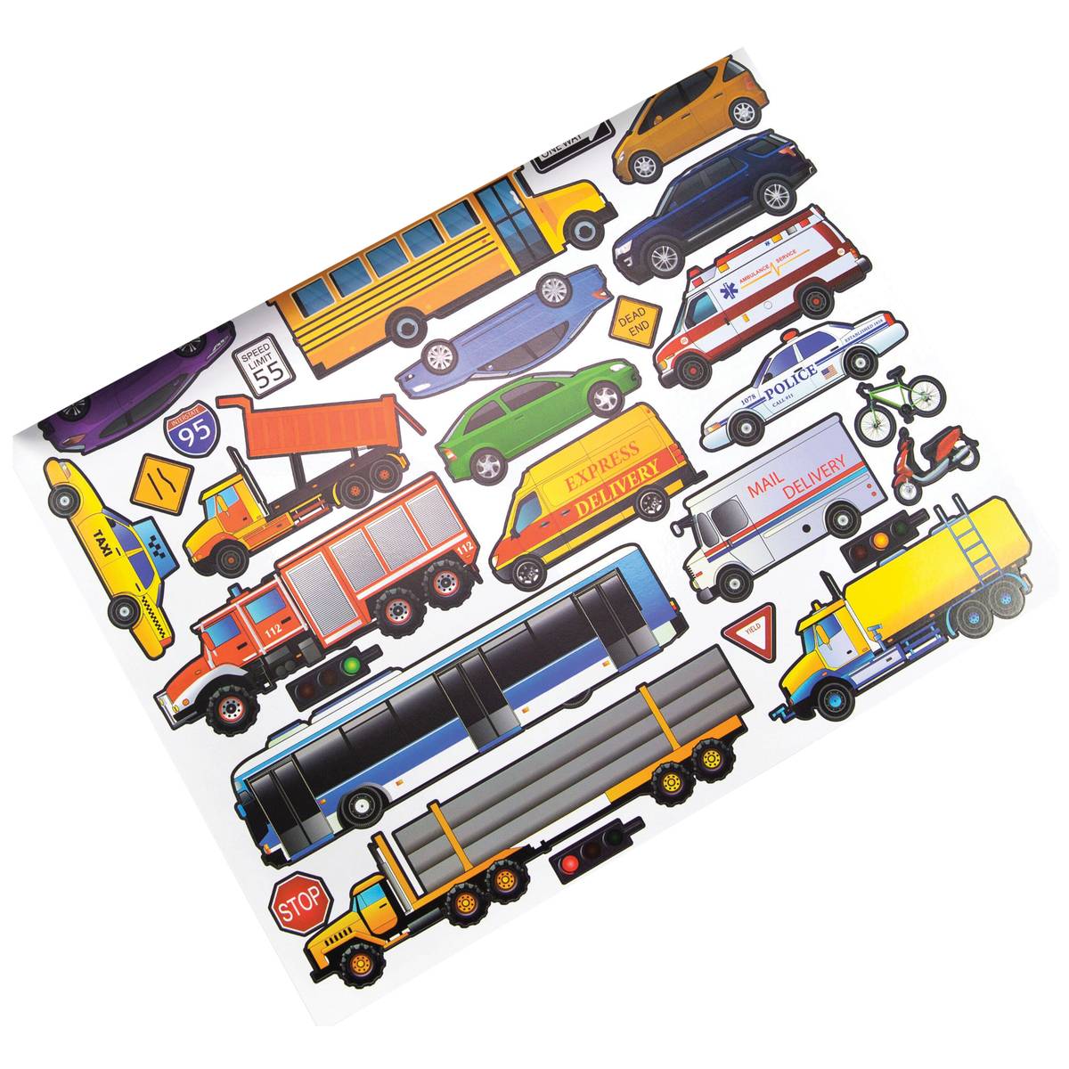 Libro de Sticker de Transportes