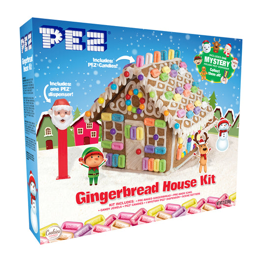 Set de Casita de Jengibre Pez - Pez Holiday Gingerbread House Kit