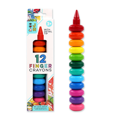 Paquete de 12 Crayones de Dedo