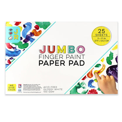 Pad Jumbo para Pintura de Dedo / Pintar / Dibujar 25 Hojas