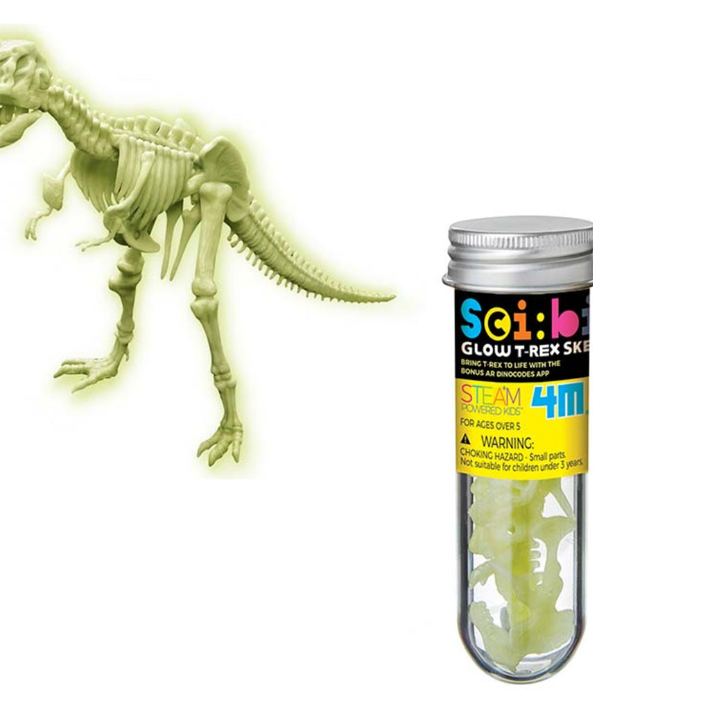 Esqueleto de T Rex que Brilla en la Oscuridad