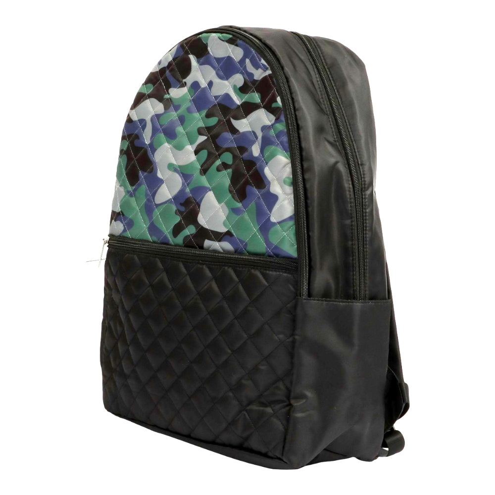 Mochila Camo Verde - Green Camo Quilted Backpack