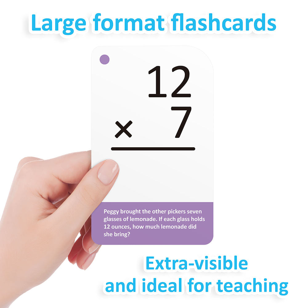 Tarjetas de Matemáticas - Multiplicación