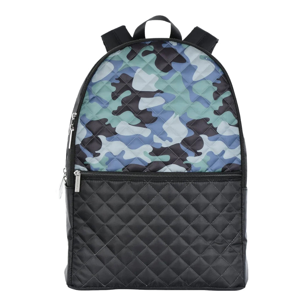 Mochila Camo Verde - Green Camo Quilted Backpack