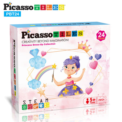 Set de 24 Piezas de Vestirse y Disfrazarse de Princesa