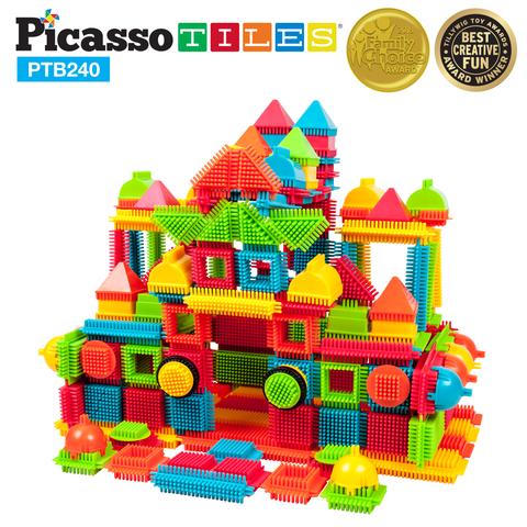 Bristle Blocks - Set de 240 Piezas Colores Básicos