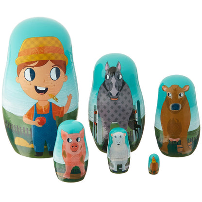 Muñecos de la Granja para Encajar (Nesting Dolls)