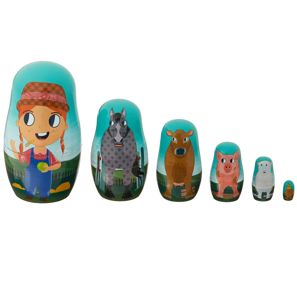 Muñecos de la Granja para Encajar (Nesting Dolls)